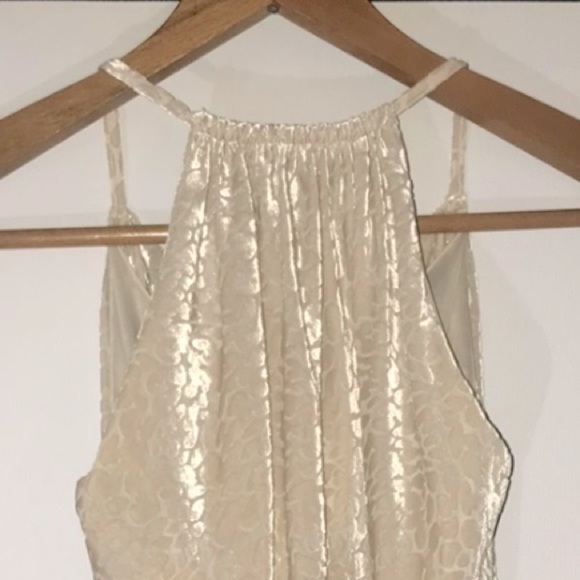 The Limited halter top, sleeveless, champagne colour. - Picture 3 of 4